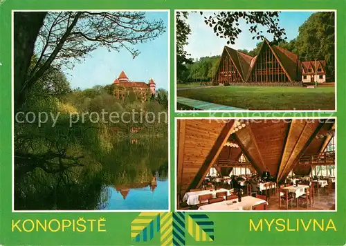 AK / Ansichtskarte Konopiste_Tschechien Myslivna Lodge Jaegerhaus Chalet de chasse Konopiste_Tschechien