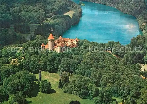 AK / Ansichtskarte Konopiste_Tschechien Schloss Fliegeraufnahme Konopiste_Tschechien