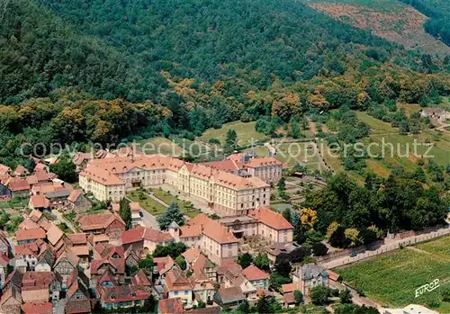 AK / Ansichtskarte Oberbronn_Bas_Rhin_Elsass Maison Mere des Soeurs du Tres Saint Sauveur Vue aerienne Oberbronn_Bas_Rhin_Elsass