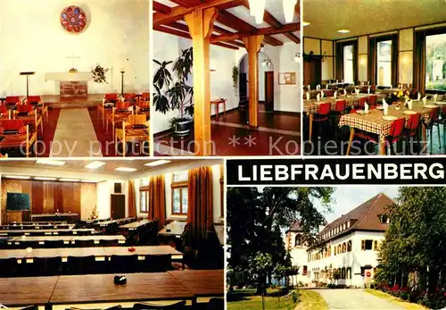 AK / Ansichtskarte Goersdorf_Liebfrauenberg Maison de Eglise Centre de Rencontres Maison Familiale de Vacances Goersdorf Liebfrauenberg