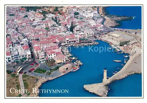 AK / Ansichtskarte Rethymnon_Kreta Fliegeraufnahme Rethymnon Kreta