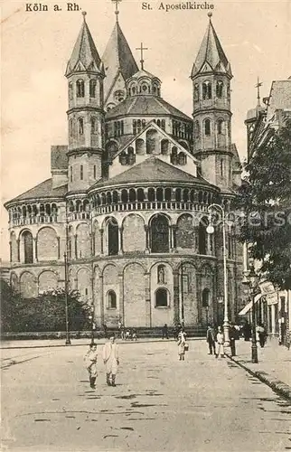 AK / Ansichtskarte Koeln_Rhein Sankt Apostelkirche Koeln_Rhein