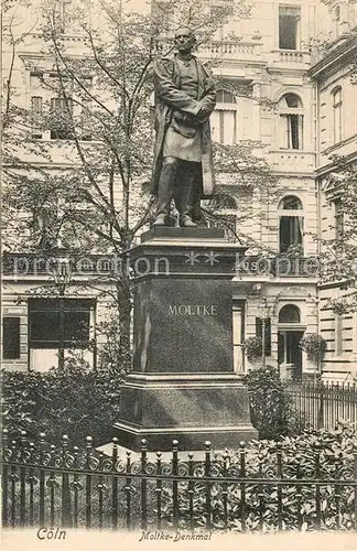 AK / Ansichtskarte Coeln_Rhein Moltke Denkmal Coeln_Rhein