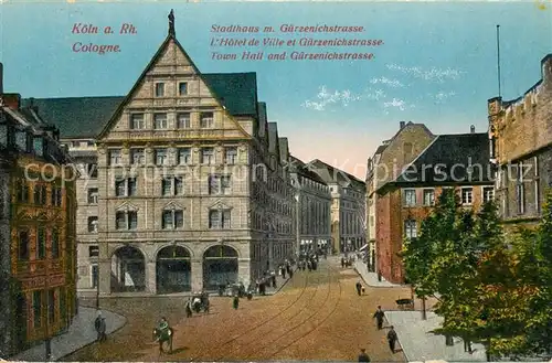 AK / Ansichtskarte Koeln_Rhein Stadthaus Guerzenichstrasse  Koeln_Rhein