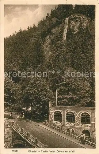 AK / Ansichtskarte Okertal Okerwasserfall Okertal