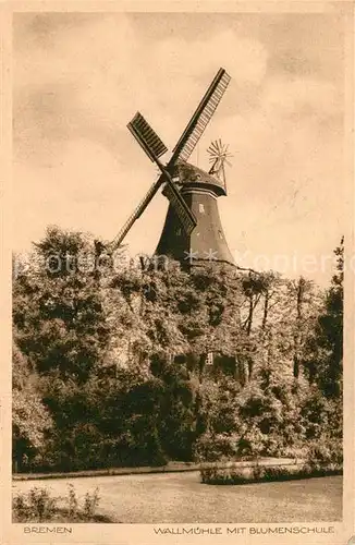 AK / Ansichtskarte Bremen Wallmuehle Blumenschale  Bremen