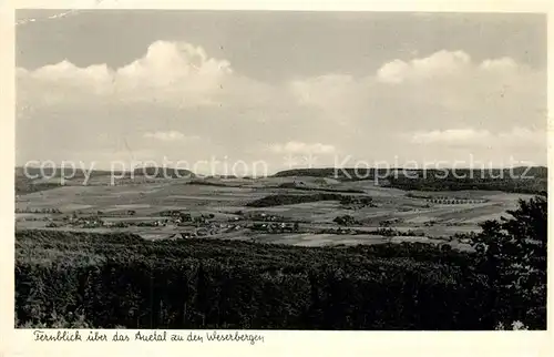 AK / Ansichtskarte Auetal Fernblick Weserberge Auetal