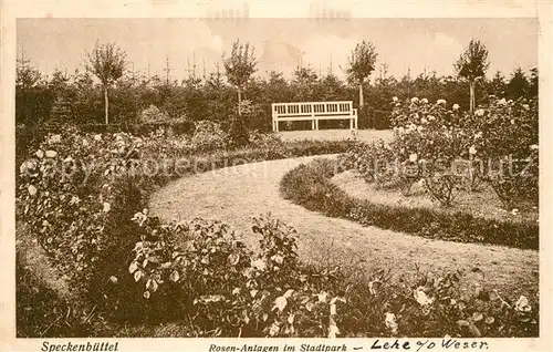 AK / Ansichtskarte Speckenbuettel Rosenanlage Stadtpark Speckenbuettel