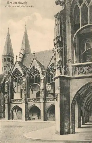 AK / Ansichtskarte Braunschweig Altstadtmarkt Braunschweig