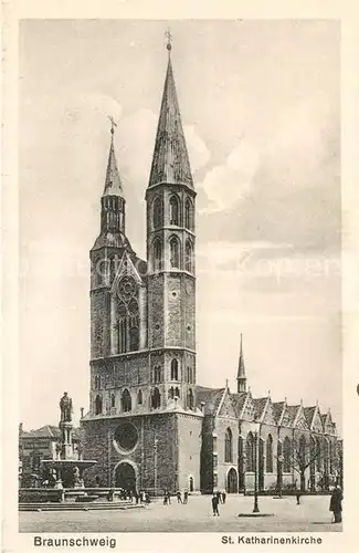 AK / Ansichtskarte Braunschweig Sankt Katharinenkirche Braunschweig