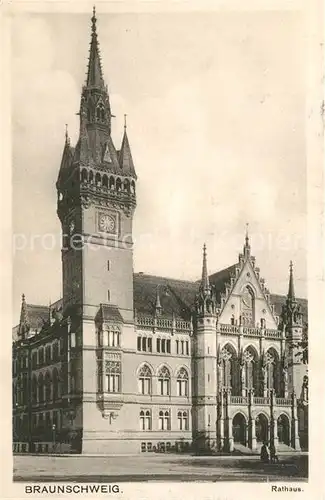 AK / Ansichtskarte Braunschweig Rathaus Braunschweig