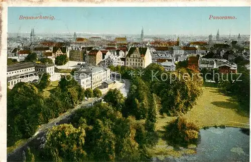 AK / Ansichtskarte Braunschweig Panorama Braunschweig