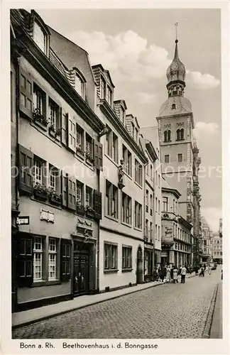 AK / Ansichtskarte Bonn_Rhein Beethovenhaus Bonngasse Bonn_Rhein