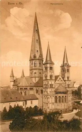 AK / Ansichtskarte Bonn_Rhein Muensterkirche Bonn_Rhein