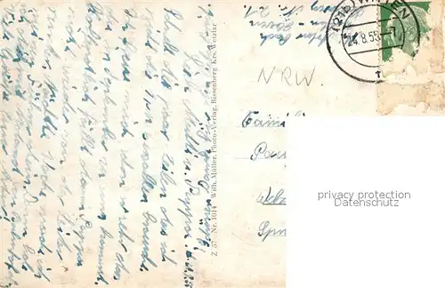 AK / Ansichtskarte Witten_Ruhr Ruhrtal Hammerteich Rathaus Wasserturm Hauptbahnhof Viadukt Witten Ruhr