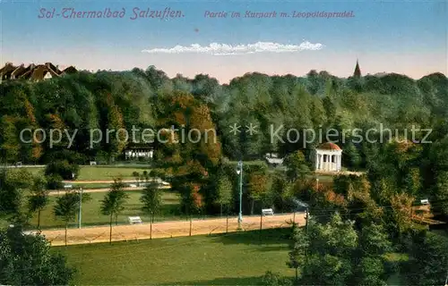 AK / Ansichtskarte Salzuflen_Bad Kurpark Leopoldsprudel Salzuflen_Bad