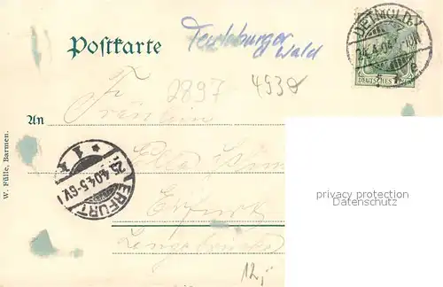 AK / Ansichtskarte Teutoburgerwald Externsteine Teutoburgerwald