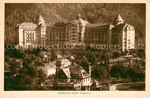 AK / Ansichtskarte Karlsbad_Eger_Boehmen Hotel Imperial Karlsbad_Eger_Boehmen