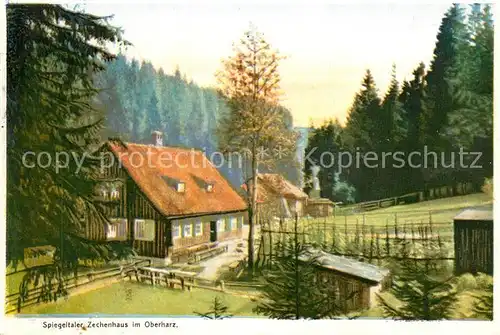 AK / Ansichtskarte Oberharz_Region Spiegeltaler Zechenhaus Oberharz Region