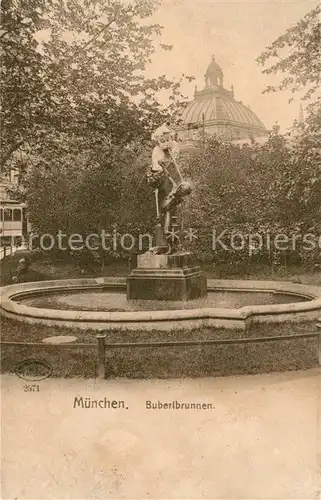 AK / Ansichtskarte Muenchen Bucherlbrunnen Muenchen