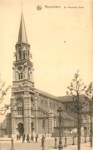 AK / Ansichtskarte Roeselaere St Amandus Kerk Roeselaere