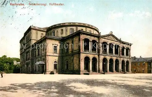 AK / Ansichtskarte Karlsruhe_Baden Grossherzogliches Hoftheater Photochrom Nr 113 Karlsruhe_Baden