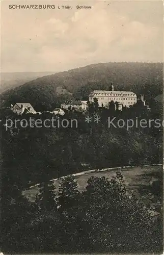 AK / Ansichtskarte Schwarzburg_Thueringer_Wald Panorama Blick zum Schloss Schwarzburg_Thueringer