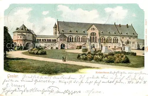 AK / Ansichtskarte Goslar Kaiserhaus Litho Goslar