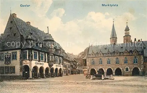 AK / Ansichtskarte Goslar Marktplatz Goslar