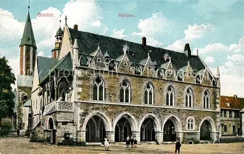 AK / Ansichtskarte Goslar Rathaus Goslar