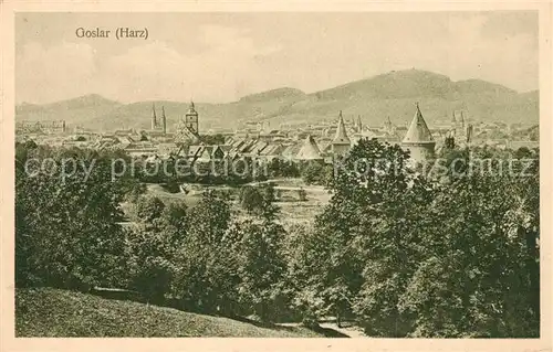 AK / Ansichtskarte Goslar Stadtpanorama Goslar