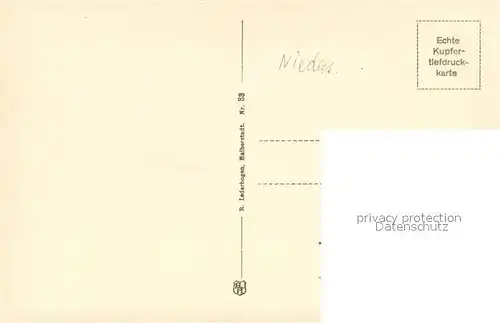 AK / Ansichtskarte Goslar Kaiserworth Marktkirche Rathaustreppe Kupfertiefdruck Goslar