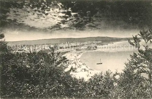 AK / Ansichtskarte Binz_Ruegen Panorama Blick von der Granitzer Forst aus gesehen Binz_Ruegen