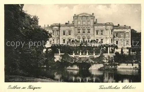 AK / Ansichtskarte Putbus_Ruegen Fuerstliches Schloss Putbus Ruegen