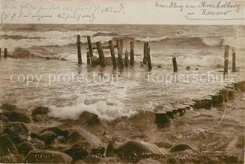 AK / Ansichtskarte Koserow_Ostseebad_Usedom Brandung Koserow_Ostseebad_Usedom