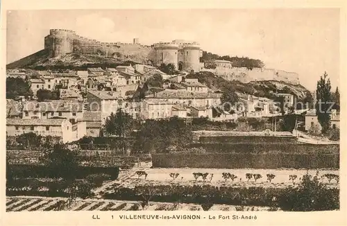 AK / Ansichtskarte Villeneuve les Avignon Le Fort Saint Andre Villeneuve les Avignon