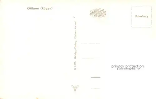 AK / Ansichtskarte Goehren_Ruegen  Goehren Ruegen