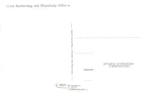 AK / Ansichtskarte Kandersteg_BE Bluemlisalp Kandersteg_BE