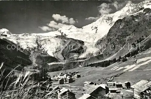 AK / Ansichtskarte Saas Fee Allalin Alphubel Taeschhorn Dom  Saas Fee