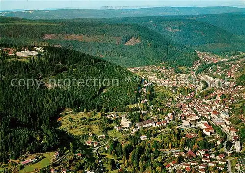 AK / Ansichtskarte Wildbad_Schwarzwald Fliegeraufnahme Sommerberg Wildbad_Schwarzwald