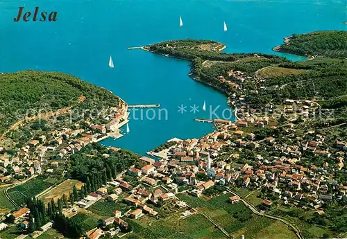 AK / Ansichtskarte Jelsa_Kroatien Fliegeraufnahme Jelsa Kroatien