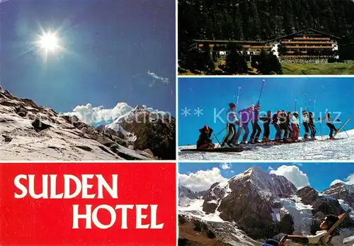 AK / Ansichtskarte Sulden_Ortler Sulden Hotel Winter Sulden_Ortler