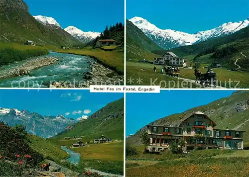 AK / Ansichtskarte Fextal Hotel Fex Panoramen Fextal