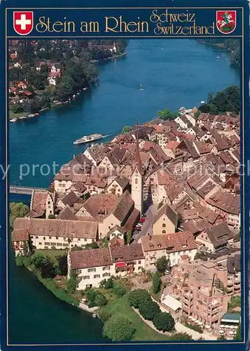 AK / Ansichtskarte Stein_Rhein Fliegeraufnahme Stein Rhein