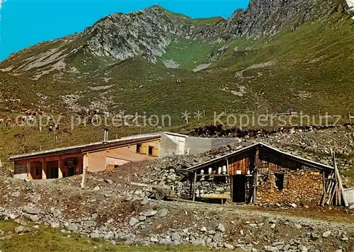AK / Ansichtskarte Zillertal_Tirol Gartalmhaus Almhuette Kellerjoch Zillertal_Tirol