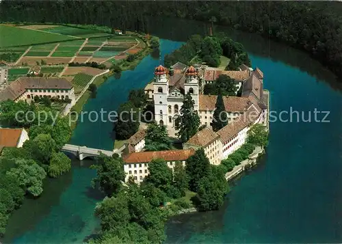 AK / Ansichtskarte Rheinau_ZH Fliegeraufnahme Kantonale Psychiatrische Klinik Rheinau_ZH