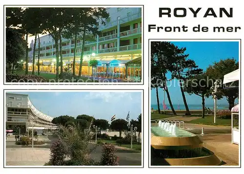 AK / Ansichtskarte Royan_Charente Maritime Grande plage Meer Hotelanlagen Royan Charente Maritime