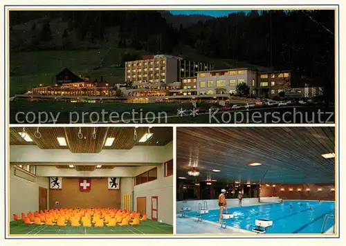 AK / Ansichtskarte Gais_AR REHA Klinik Hallenbad Gais_AR