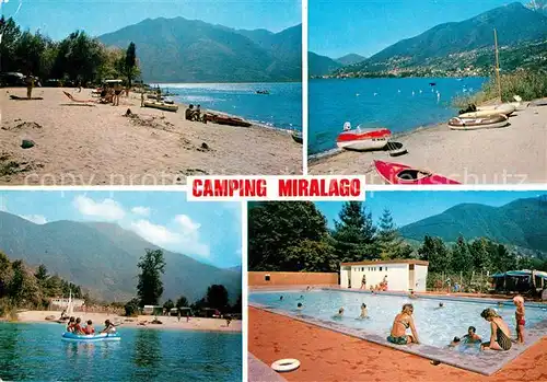 AK / Ansichtskarte Tenero_Lago_Maggiore Camping Miralago  Tenero_Lago_Maggiore