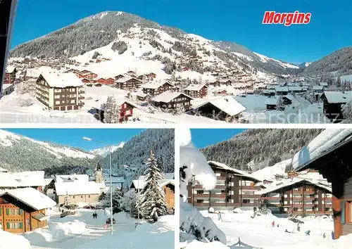 AK / Ansichtskarte Morgins Winterlandschaften Morgins